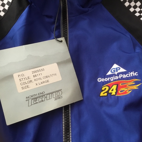 Jeff Gordon #24 GEORGIA-PACIFIC WINDBREAKER size (XL) - Picture 11 of 12